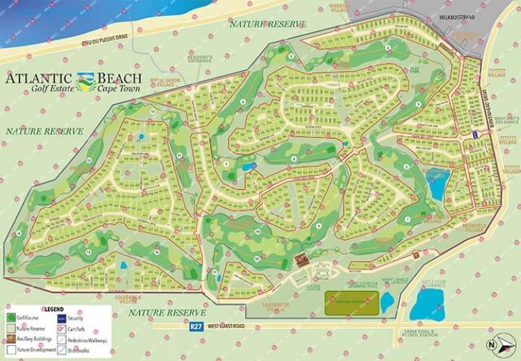 Atlantic Beach Golf Estate Map