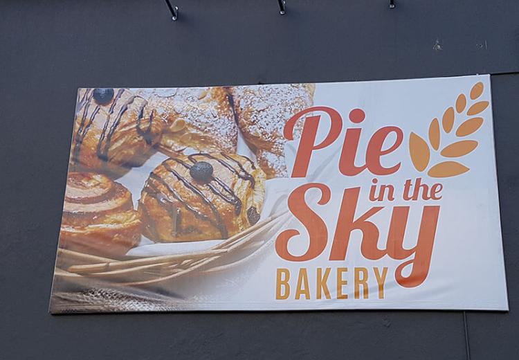 Pie in the Sky External Signage